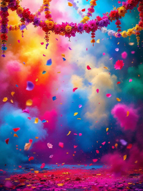 HD Happy Holi Editing Colorful CB Background Free