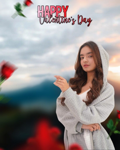 HD Valentine Day Editing New Background HD Girl
