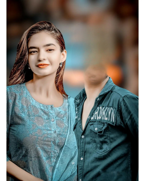 Head Cut Boy With Girl CB Editing Background