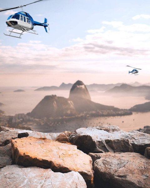 Helicopter Poster Editing Background New