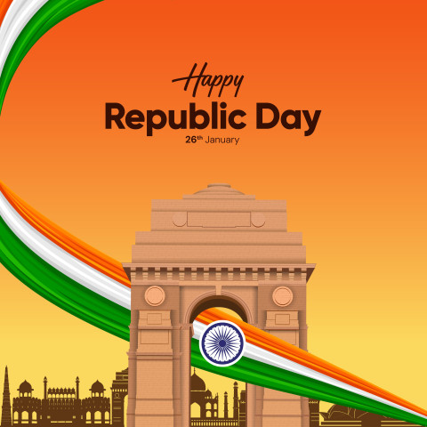 Hf Photo For India Republic Day Poster Templates