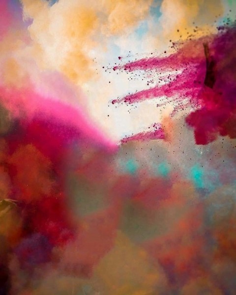 Hindu Colorful Happy Holi Festival Background