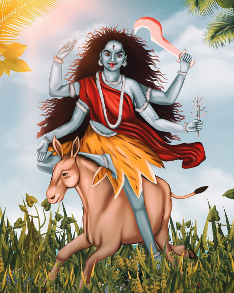 Hindu Lord Artwork Wallpaper Full HD Image