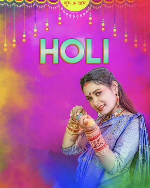 Holi CB Picsart Editing Background With Girls Full HD