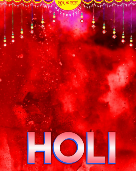 Holi Festival Photo Editing CB Background Download Free