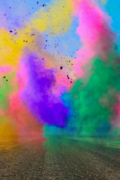 Holi Photo Editing Color Background