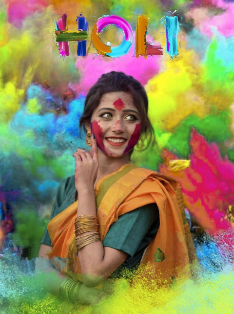 Holi Special Photo Editing CB Background Download