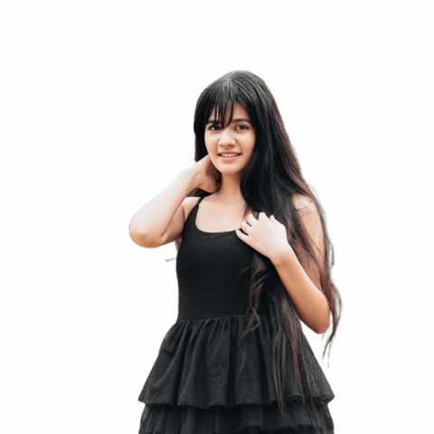 Hot Girl Png In Black Dress For Photo Editing