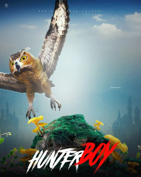 Hunter Boy Owl Viral Editing New CB Background HD