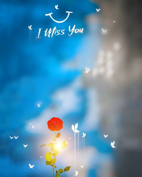 I miss you CB Editing Background For PicsArt