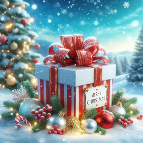 Ice Winter Merry Christmas Tree Wallpaper For Status Dp Images