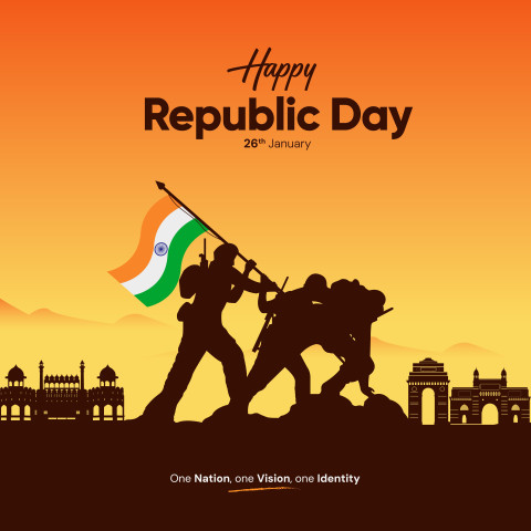 India Army 26th January Design Photo Download