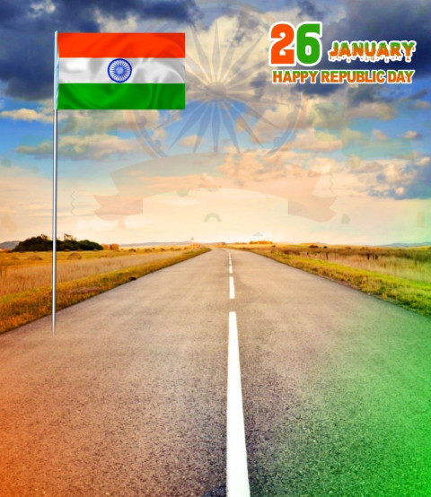 India Flag Background HD 26 January CB Wallpaper For Editing Photo