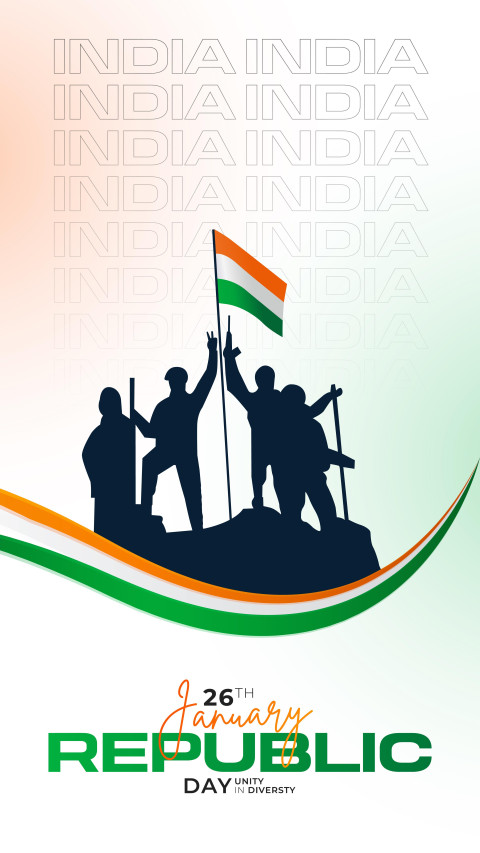 India Republic Day Design Free Download New
