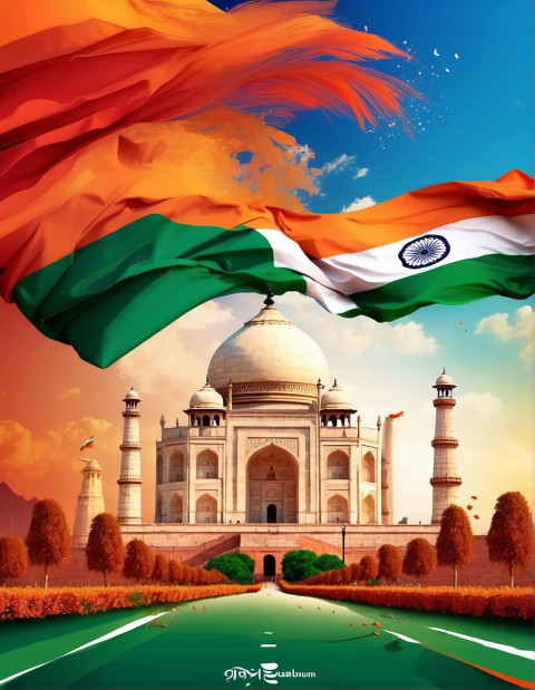 Indian Celebration 26 January Tiranga Background HD Images Free