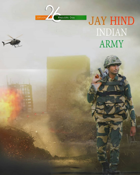 Indian Flag 26 January Background Picsart CB Edit