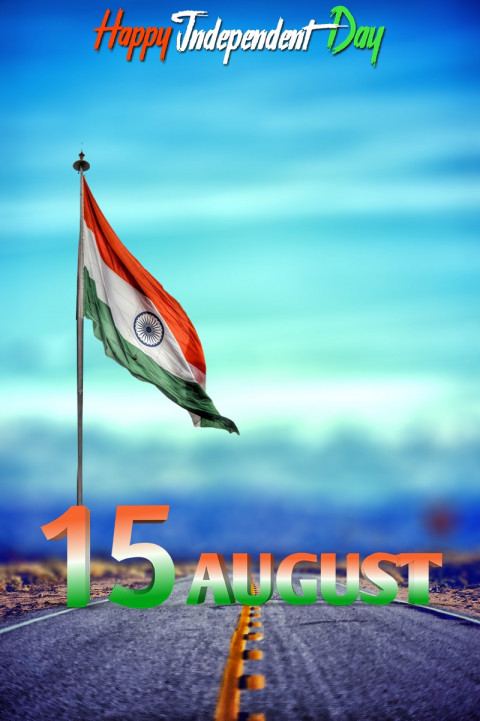Indian Flag Background For Independence Day 15 August Photo Editing