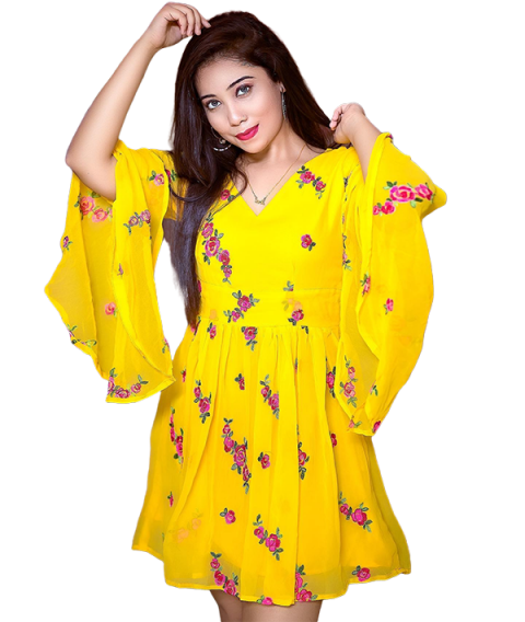 Indian Girl PNG CB Editing With Yellow For Photoshop Full HD