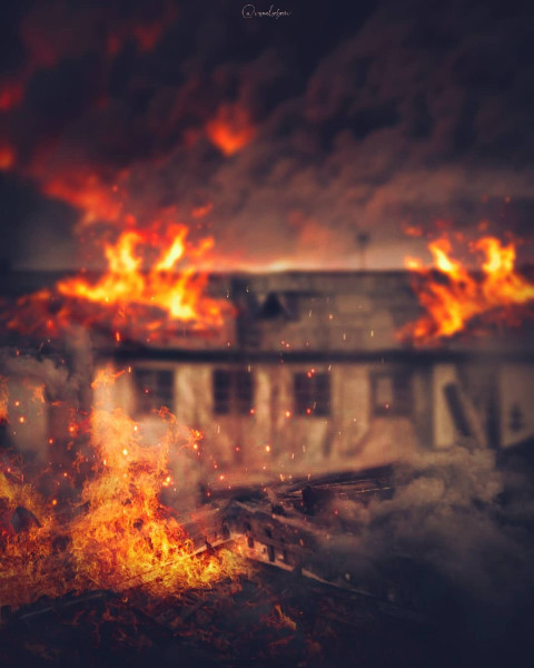 Instagram Viral Fire Background