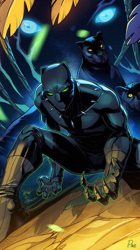 Iphone home screen Black Panther Wallpapers Images HD