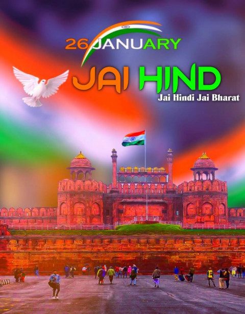 Jai Hind 26 January Picsart Editing Background Download HD
