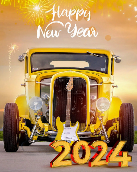 Jeep Picsart Happy New Year 2024 Editing Photoshop Background