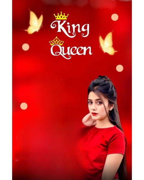 King Queen CB Editing Girl Background HD