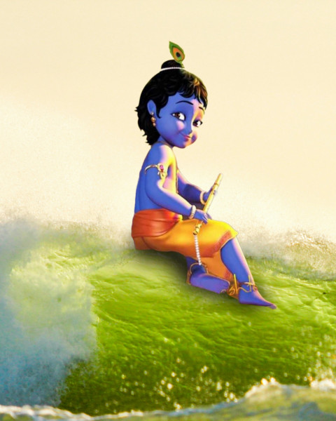 Krishna Janmashtami background For Picsart Editing