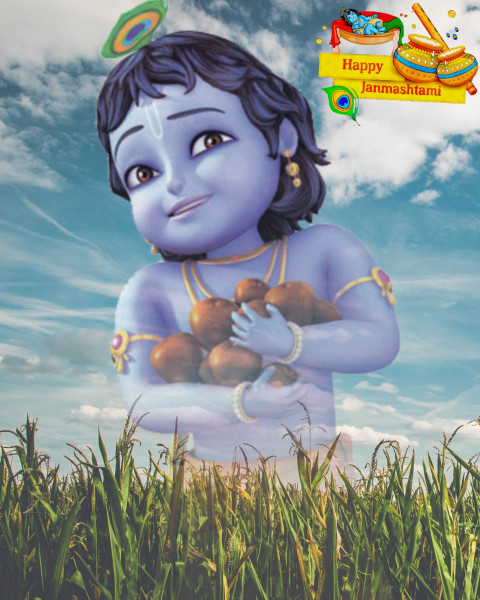 Krishna Janmashtami Cb Background For Picsart Editing