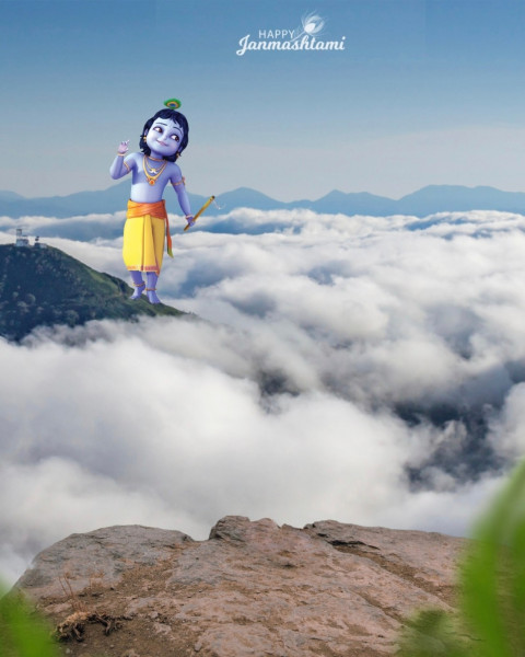 Krishna Janmashtami CB Editing Background Photoshop