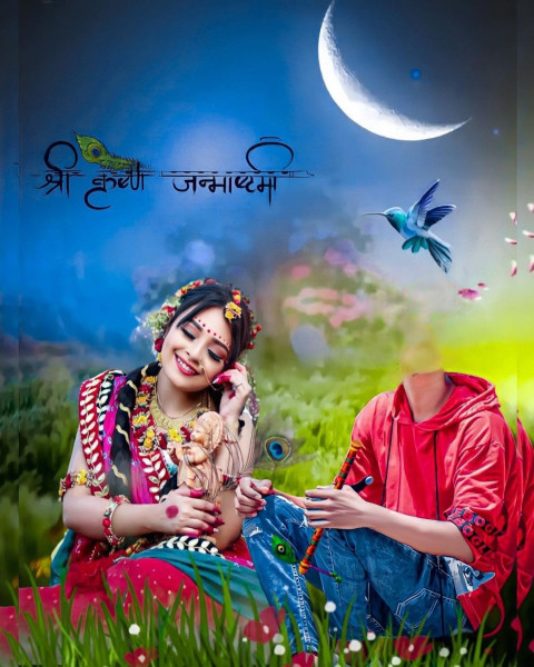 Krishna Janmashtami CB Images HD Editing Background