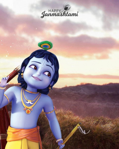 Krishna Janmashtami Editing Background For CB PicsArt