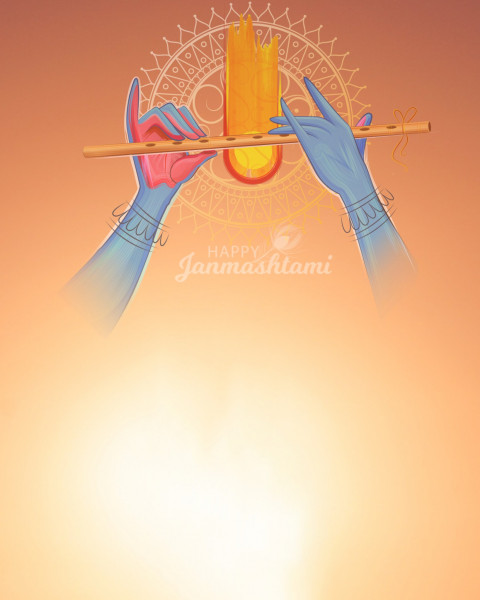 Krishna Janmashtami Editing Background for PicsArt Viral