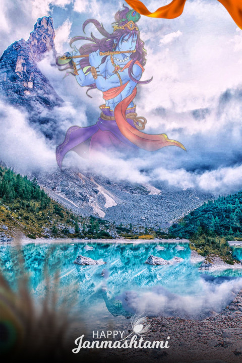 Krishna Janmashtami Editing CB Background Full HD Download New