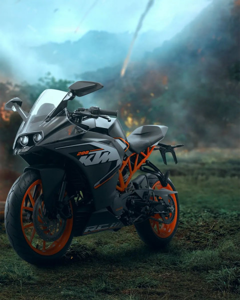 KTM Bike CB Picsart Background Download Full HD