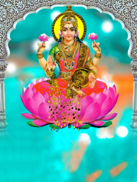 Lakshmi Puja Deepawali CB Background HD Download