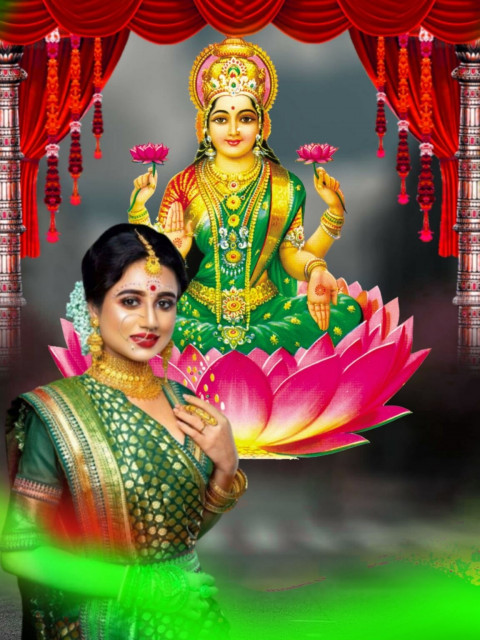 Lakshmi Puja Diwali CB Background for PicsArt Editing With Girls