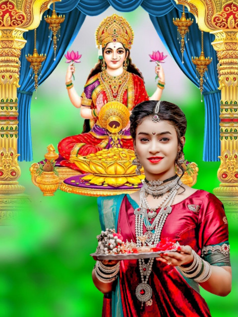 Lakshmi Puja Diwali CB Girls Editing Background