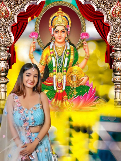 Lakshmi Puja Diwali Special Editing Background With Girls