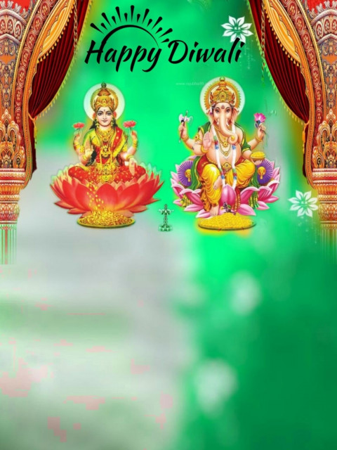 Lakshmi Puja Diwali Special Editing HD Background