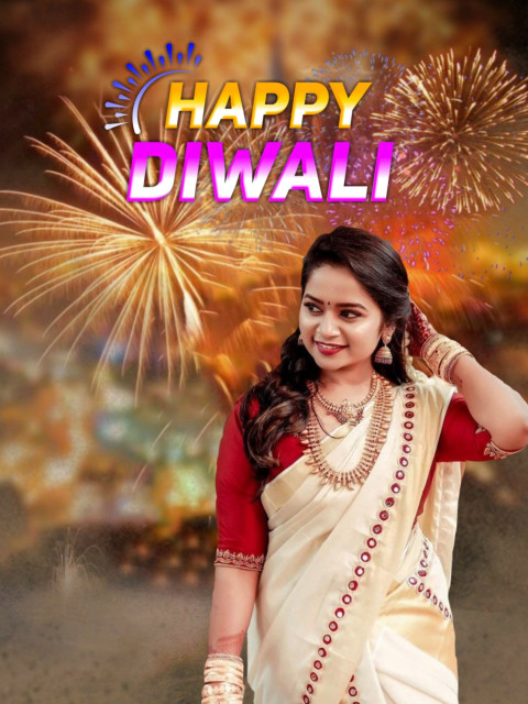 Latest Diwali Beautiful Girls CB Background Full HD
