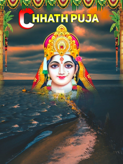 Latest Happy Chhath Puja CB Editing Photo Background