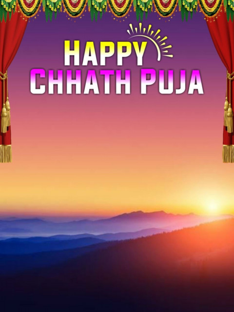 Latest Happy Chhath Puja CB Photo Editing Background