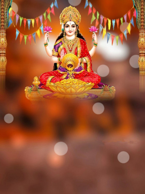 Latest Happy Lakshmi Puja Diwali CB Background for PicsArt