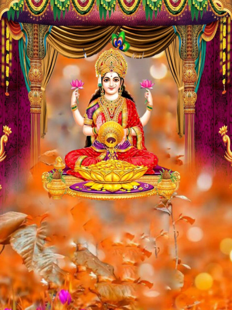 Latest Happy Lakshmi Puja Photo Editing Background Free