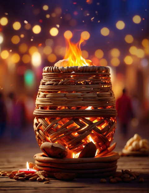 Lohri Celebration Fire Background Full HD Pictures New Images For Editing pic