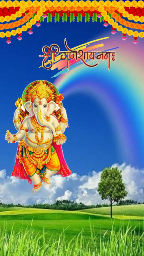 Lord Ganesh Chaturthi CB Editing Background For Picsart Pic