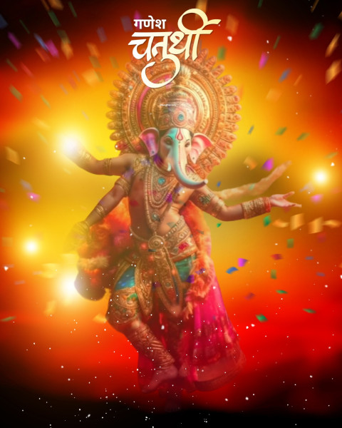 Lord Ganesh Chaturthi CB Editing New Background For Photoshop