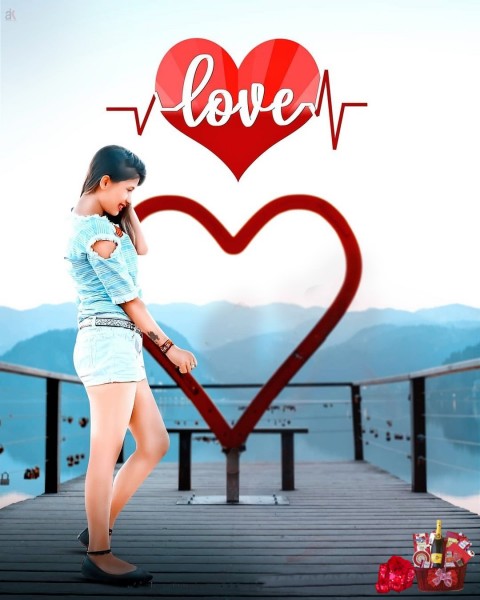 Love Happy Valentine Day Photo Editing Background
