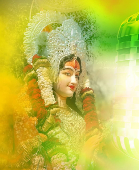 Maa Durga Puja Photoshop New Background For CB Editing Photos